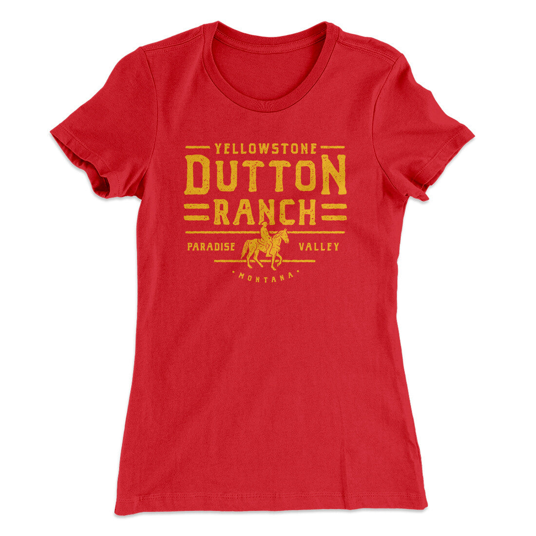 Yellowstone Dutton Ranch Women's T-Shirt | Funny Shirt from Famous In Real Life