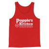 Poppies Kitchen Men/Unisex Tank Top Red | Funny Shirt from Famous In Real Life