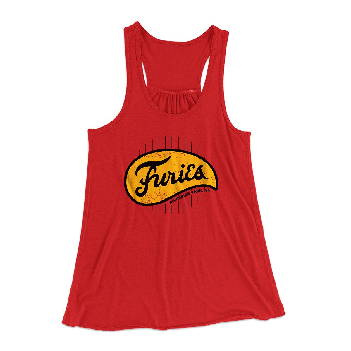 The Baseball Furies Women's Flowey Racerback Tank Top | Funny Shirt from Famous In Real Life