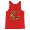 Pizza Slice Couple's Shirt Men/Unisex Tank Top Red | Funny Shirt from Famous In Real Life