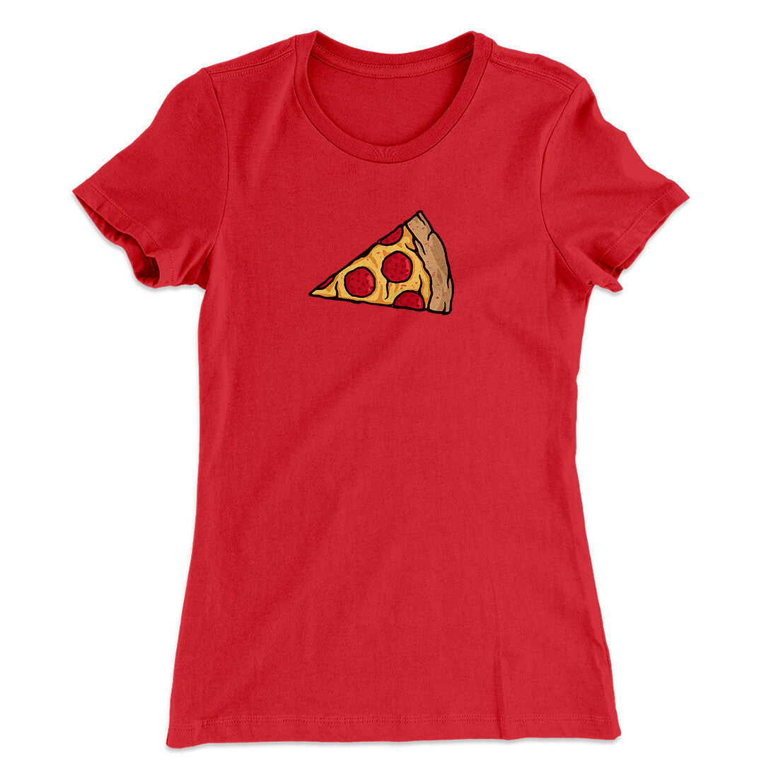 Pizza Slice Couple's Shirt Women's T-Shirt | Funny Shirt from Famous In Real Life