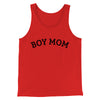 Boy Mom Men/Unisex Tank Top Red | Funny Shirt from Famous In Real Life