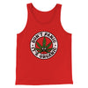 Don't Panic It's Organic Men/Unisex Tank Top Red | Funny Shirt from Famous In Real Life
