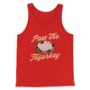 Pass The Tofurkey Men/Unisex Tank Top Red | Funny Shirt from Famous In Real Life