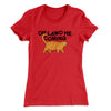 Oh Lawd He Coming Women's T-Shirt Red | Funny Shirt from Famous In Real Life