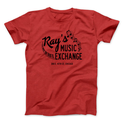 Rays Music Exchange Funny Movie Men/Unisex T-Shirt Red | Funny Shirt from Famous In Real Life