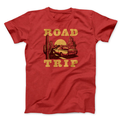 Road Trip Men/Unisex T-Shirt Red | Funny Shirt from Famous In Real Life