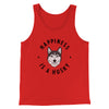 Happiness Is A Husky Men/Unisex Tank Top Red | Funny Shirt from Famous In Real Life