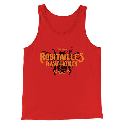 Robitaille's Raw Honey Men/Unisex Tank Top Red | Funny Shirt from Famous In Real Life