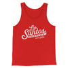 Los Santos Customs Men/Unisex Tank Top Red | Funny Shirt from Famous In Real Life