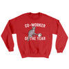 Co-Worker Of The Year Ugly Sweater Red | Funny Shirt from Famous In Real Life