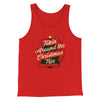 Tokin Around The Christmas Tree Men/Unisex Tank Top Red | Funny Shirt from Famous In Real Life