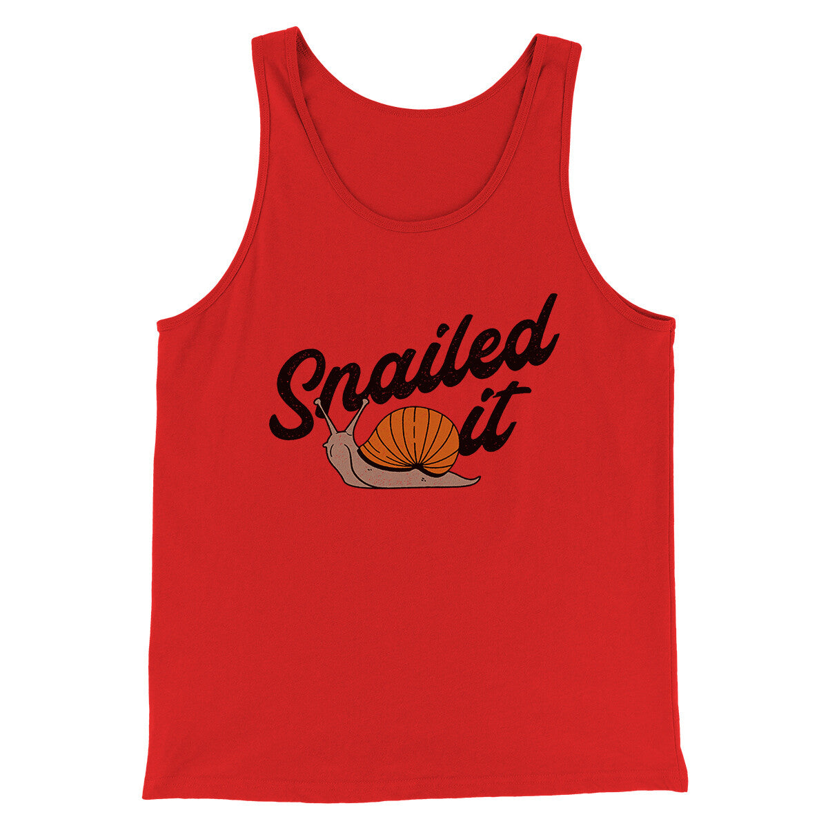 Snailed It Funny Men/Unisex Tank Top | Funny Shirt from Famous In Real Life