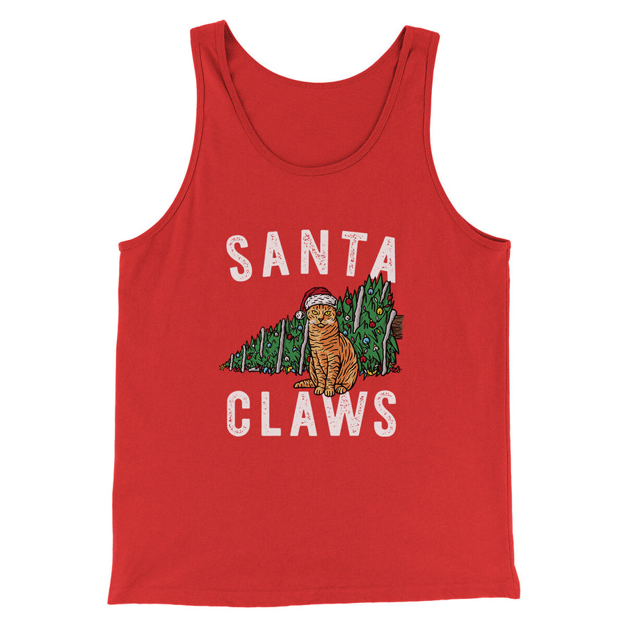 Santa Claws Men/Unisex Tank Top | Funny Shirt from Famous In Real Life