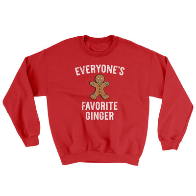Everyone’s Favorite Ginger Ugly Sweater Red | Funny Shirt from Famous In Real Life