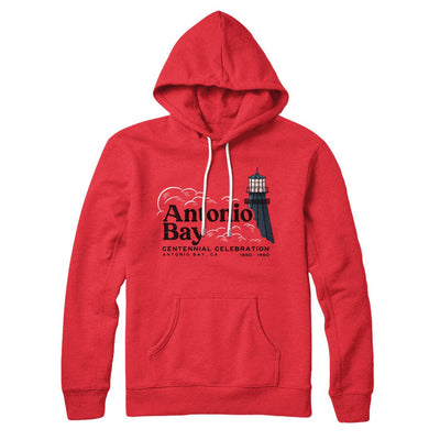 Antonio Bay Centennial Hoodie Red | Funny Shirt from Famous In Real Life