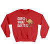 Guess What Day It Is Ugly Sweater Red | Funny Shirt from Famous In Real Life