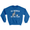 Co-Worker Of The Year Ugly Sweater Royal | Funny Shirt from Famous In Real Life