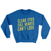 Clear Eyes, Full Hearts, Can’t Lose Ugly Sweater Royal | Funny Shirt from Famous In Real Life