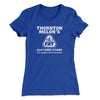 Thornton Melon's Tall And Fat Women's T-Shirt Royal | Funny Shirt from Famous In Real Life
