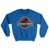Jurassic Purr Ugly Sweater Royal | Funny Shirt from Famous In Real Life