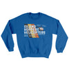 Island Hoppers Helicopters Ugly Sweater Royal | Funny Shirt from Famous In Real Life