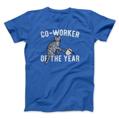 Co-Worker Of The Year Funny Men/Unisex T-Shirt Royal | Funny Shirt from Famous In Real Life