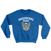 Meowsel Tov Ugly Sweater Royal | Funny Shirt from Famous In Real Life
