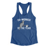 Co-Worker Of The Year Funny Women's Racerback Tank Royal | Funny Shirt from Famous In Real Life