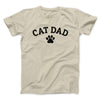 Cat Dad Men/Unisex T-Shirt Sand | Funny Shirt from Famous In Real Life