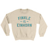 Finkle Is Einhorn Ugly Sweater Sand | Funny Shirt from Famous In Real Life