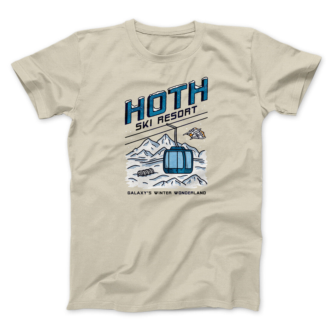Hoth Ski Resort Funny Movie Men/Unisex T-Shirt | Funny Shirt from Famous In Real Life