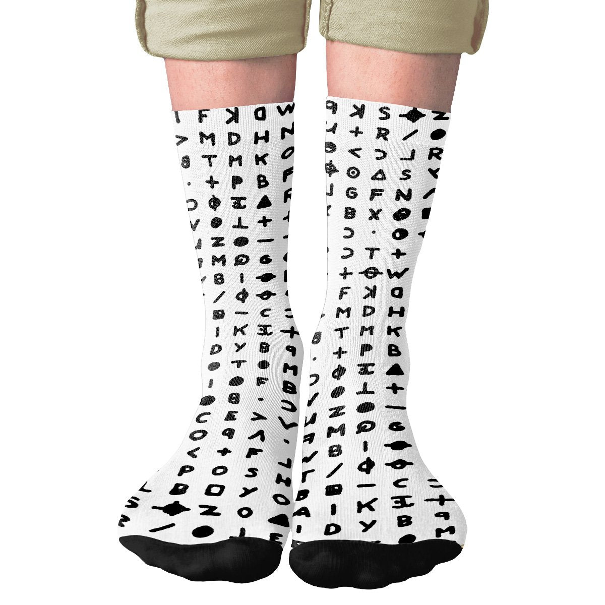 Zodiac Killer Adult Crew Socks | Funny Shirt from Famous In Real Life