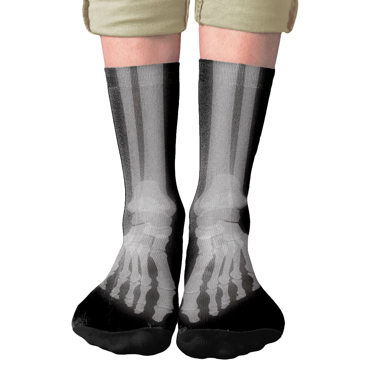 X-Ray Adult Crew Socks | Funny Shirt from Famous In Real Life