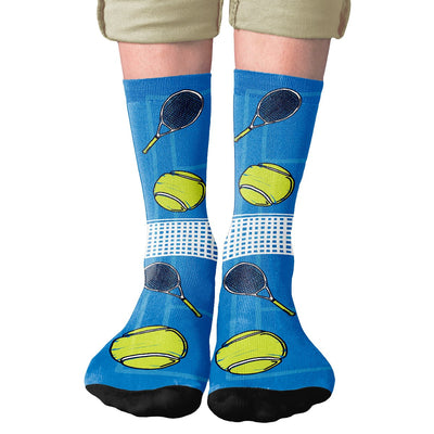 Tennis Adult Crew Socks | Funny Shirt from Famous In Real Life