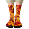 Fall Leaves Crew Socks | Funny Shirt from Famous In Real Life