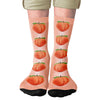 Peaches Adult Crew Socks | Funny Shirt from Famous In Real Life