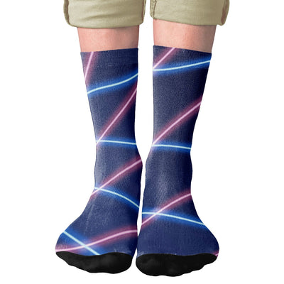 Lasers Adult Crew Socks | Funny Shirt from Famous In Real Life
