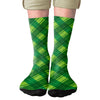 Argyle St. Patrick's Day Adult Crew Socks | Funny Shirt from Famous In Real Life