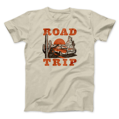 Road Trip Men/Unisex T-Shirt Soft Cream | Funny Shirt from Famous In Real Life