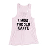 I Miss The Old Kanye Women's Flowey Racerback Tank Top Soft Pink | Funny Shirt from Famous In Real Life
