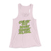 Chillin' Out Maxin' Relaxin All Cool Women's Flowey Racerback Tank Top Soft Pink | Funny Shirt from Famous In Real Life
