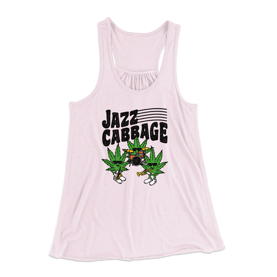 Jazz Cabbage Funny Women's Flowey Racerback Tank Top | Funny Shirt from Famous In Real Life