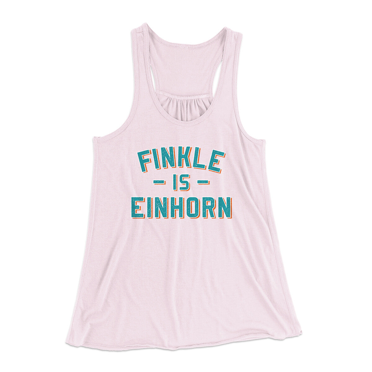 Finkle Is Einhorn Women's Flowey Racerback Tank Top | Funny Shirt from Famous In Real Life