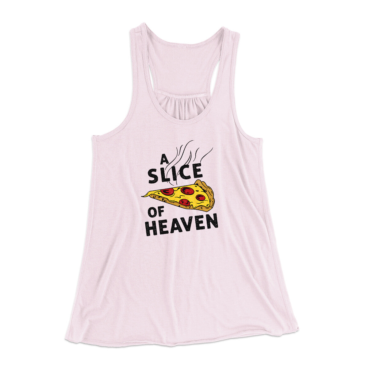 A Slice Of Heaven Women's Flowey Racerback Tank Top | Funny Shirt from Famous In Real Life