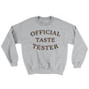Official Taste Tester Ugly Sweater Sport Grey | Funny Shirt from Famous In Real Life