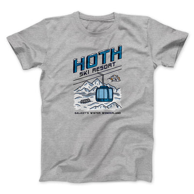 Hoth Ski Resort Funny Movie Men/Unisex T-Shirt Sport Grey | Funny Shirt from Famous In Real Life