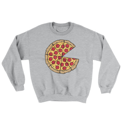 Pizza Slice Couple's Shirt Ugly Sweater Sport Grey | Funny Shirt from Famous In Real Life