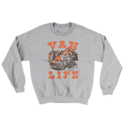 Van Life Ugly Sweater Sport Grey | Funny Shirt from Famous In Real Life