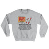 Kickin' Wing's Fireworks Ugly Sweater Sport Grey | Funny Shirt from Famous In Real Life